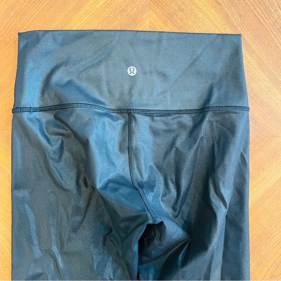 SOLD Lululemon Radiate Foil Print Black Leggings, Women’s Size 6 - Picture 2 of 7